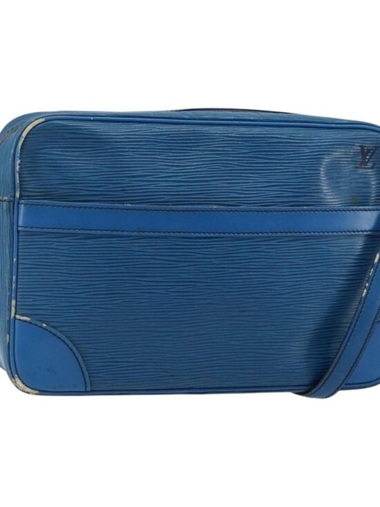 LOUIS VUITTON Handbags - Authentic LOUIS VUITTON Epi Trocadero 27 Shoulder Bag Blue M52315 LV